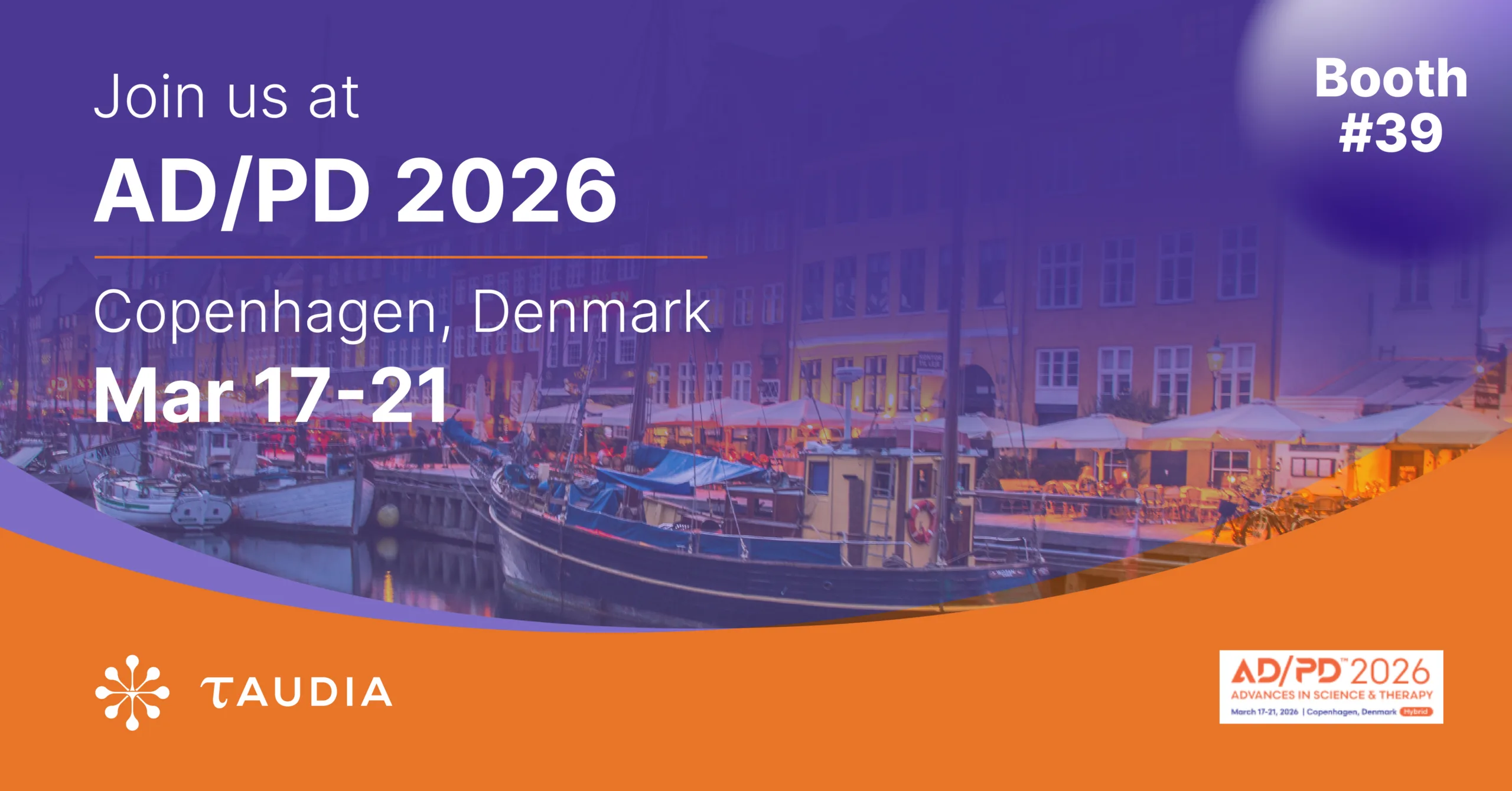 Visit us at AD/PD 2026 - Taudia booth #39